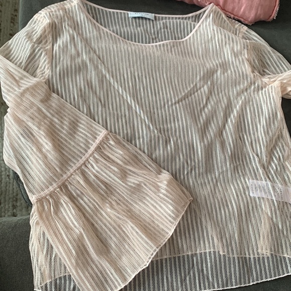 Babaton Humbert blouse in pink - Picture 6 of 11